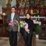 Adam Viktora a Gabriela Eibenová, kostel Narození sv. Jana Křtitele, Vraný 9. 5. 2011